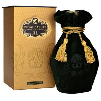 Chivas Regal 21 YO Royal Salute The Emerald Flagon 