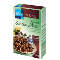 Мюсли Kölln Müsli Knusper Schoko-Minze 