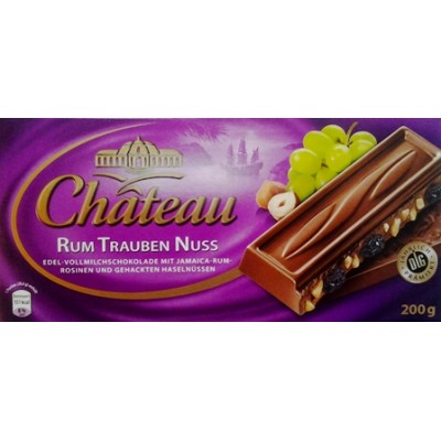 Шоколад Chateau Rum Trauben Nuss